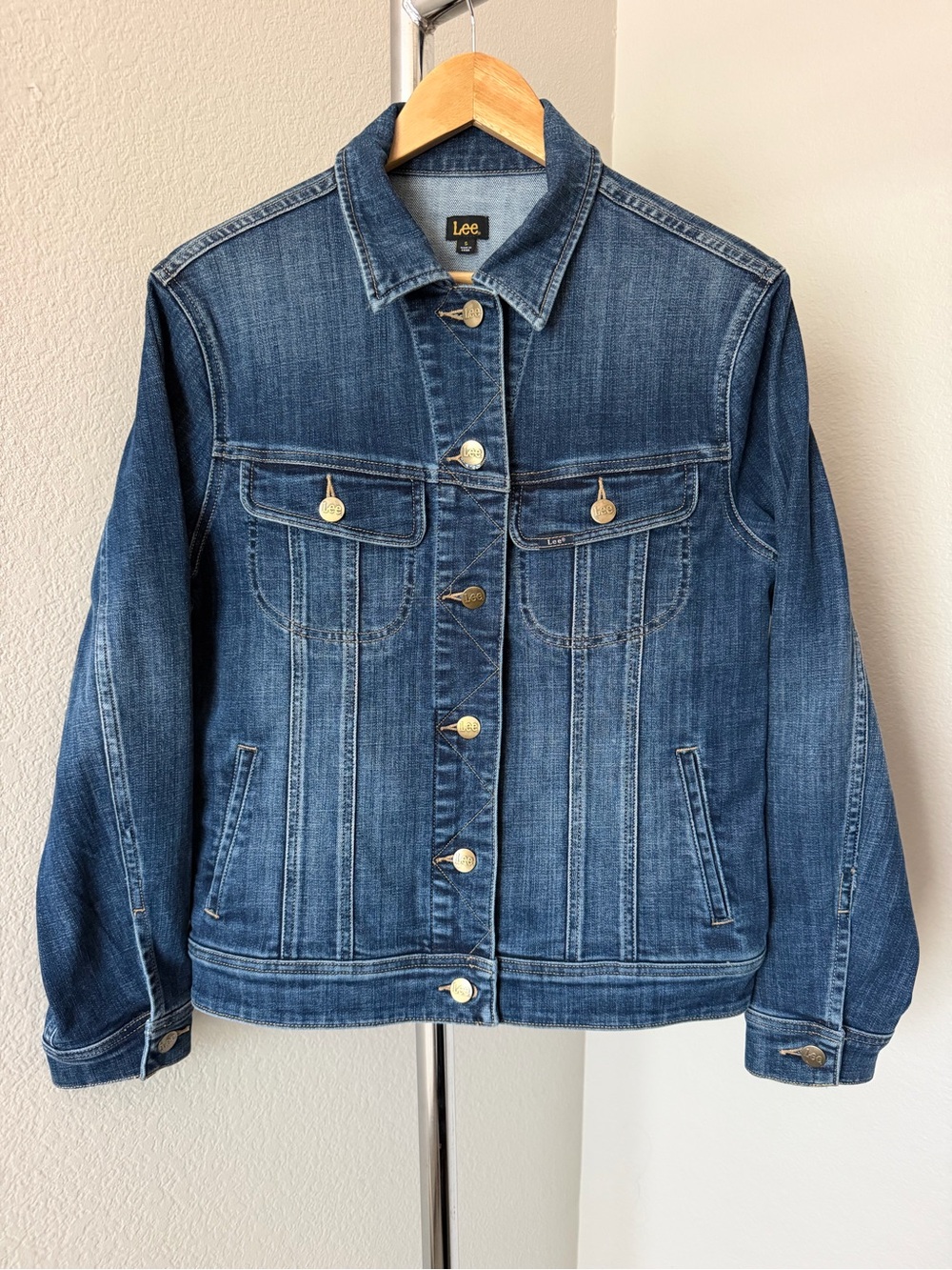 Lee Dark Wash Denim Trucker Jacket